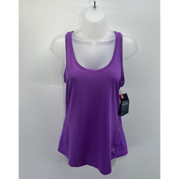 Under Armour Fitted Cool Switch Twist Back Tank Top Size Medium Women’s - Picture 1 of 6